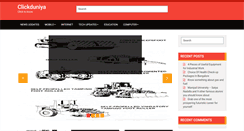 Desktop Screenshot of clickduniya.com