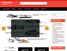 Tablet Screenshot of clickduniya.com